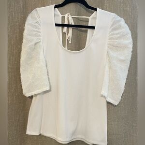 Maurices Elegant off White Women's Top
